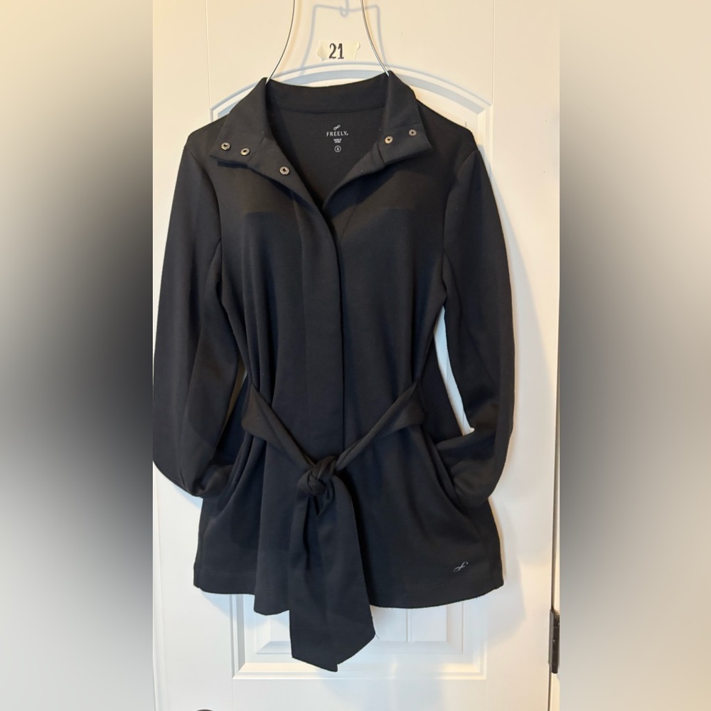Black Belted Coat